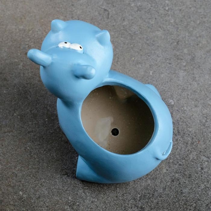 Горшок  Горшок "Бегемотик" 12х9х11см