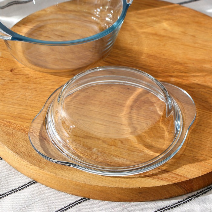 Кастрюля для запекания Borcam, стеклянная крышка, 840 мл, 430 мл Кастрюля для запекания Borcam, стеклянная крышка, 840 мл, 430 мл