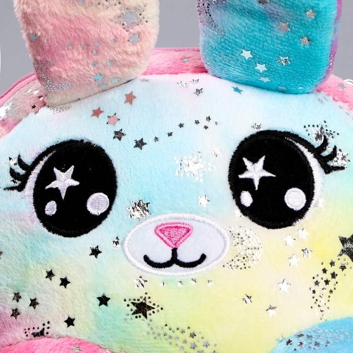 Сумка детская меховая «Зайчик», цвет розовый, 15,5х12,7х4 см Сумка детская меховая «Зайчик», цвет розовый, 15,5х12,7х4 см