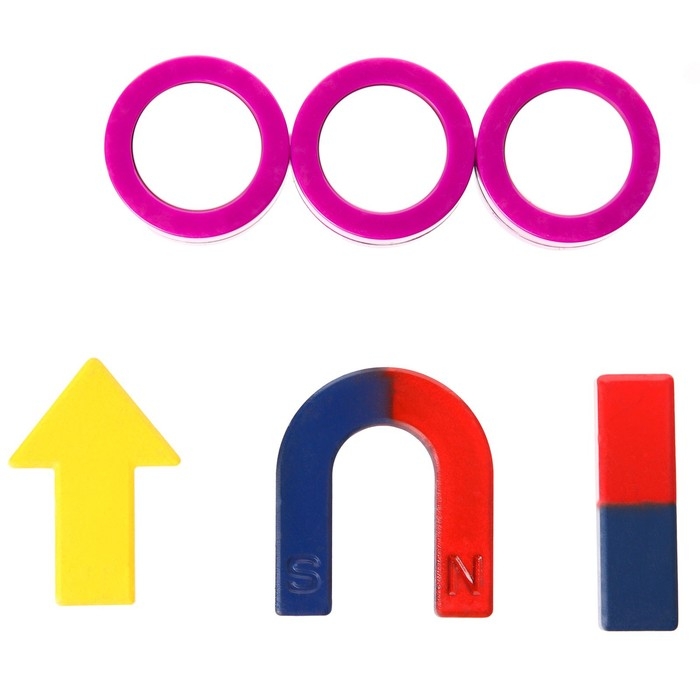 Набор для опытов Фиксики «Магнитные опыты», с кольцами Набор для опытов Фиксики «Магнитные опыты», с кольцами