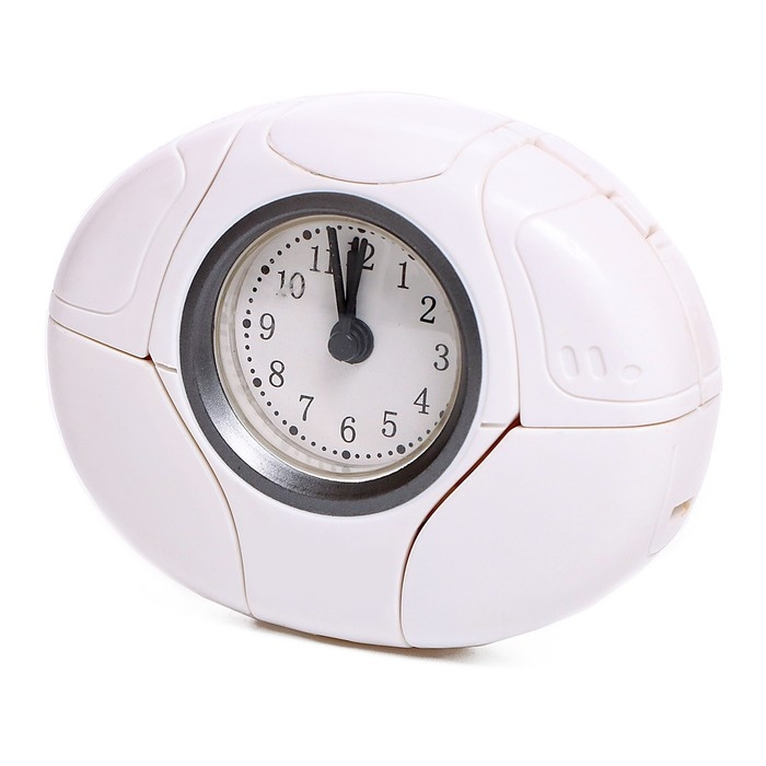 Робот «Будильник», трансформируется, звуковые эффекты, цвет белый Робот «Будильник», трансформируется, звуковые эффекты, цвет белый