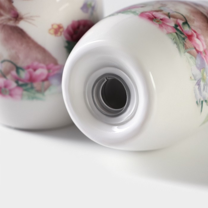 Набор для специй Доляна «Зайка», 2 предмета: солонка, перечница, 130 мл Набор для специй Доляна «Зайка», 2 предмета: солонка, перечница, 130 мл