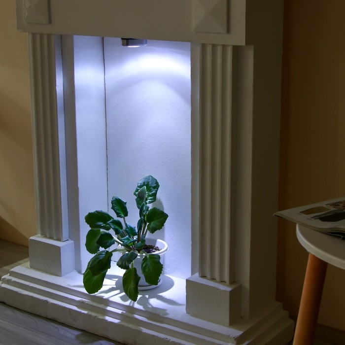 Ночник-пушлайт Ночник-пушлайт "Треугольник" 3хLED, 3ААА серый 6,5х6,5х2,5 см RISALUX