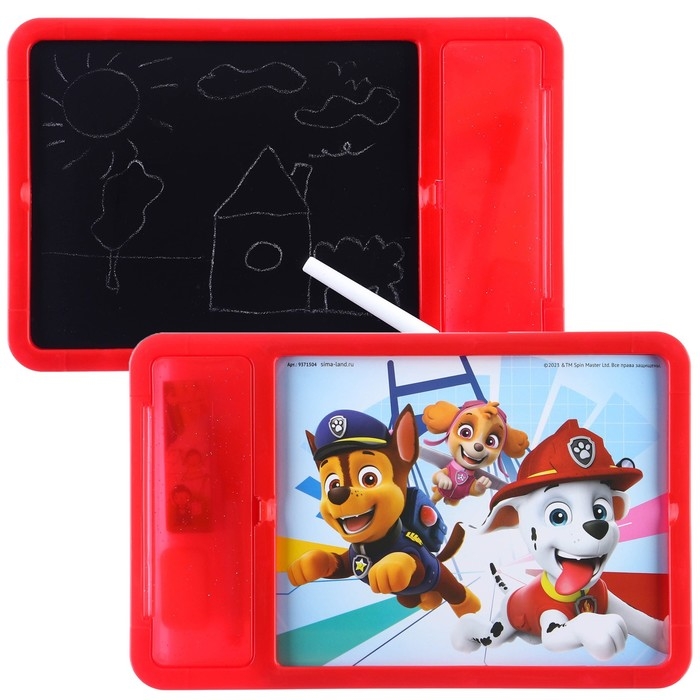 Доска для рисования с маркером-стиралкой, Щенячий патруль, Paw Patrol, Красный Доска для рисования с маркером-стиралкой, Щенячий патруль, Paw Patrol, Красный