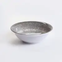 Тарелка глубокая &laquo;Вихрь&raquo;, 17.5&times;6 см, пластик, серая