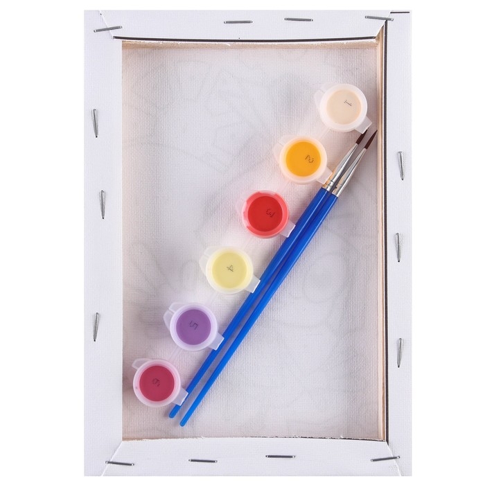 Картина по номерам для детей Картина по номерам для детей "Симка" 21х15 см, Фиксики