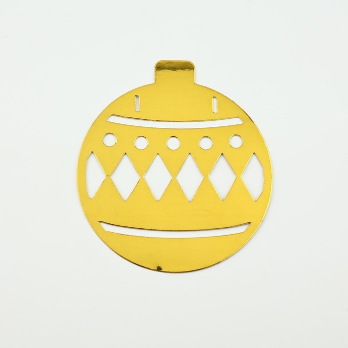 Гирлянда на ленте «Новогодняя», на Новый год, золото Гирлянда на ленте «Новогодняя», на Новый год, золото