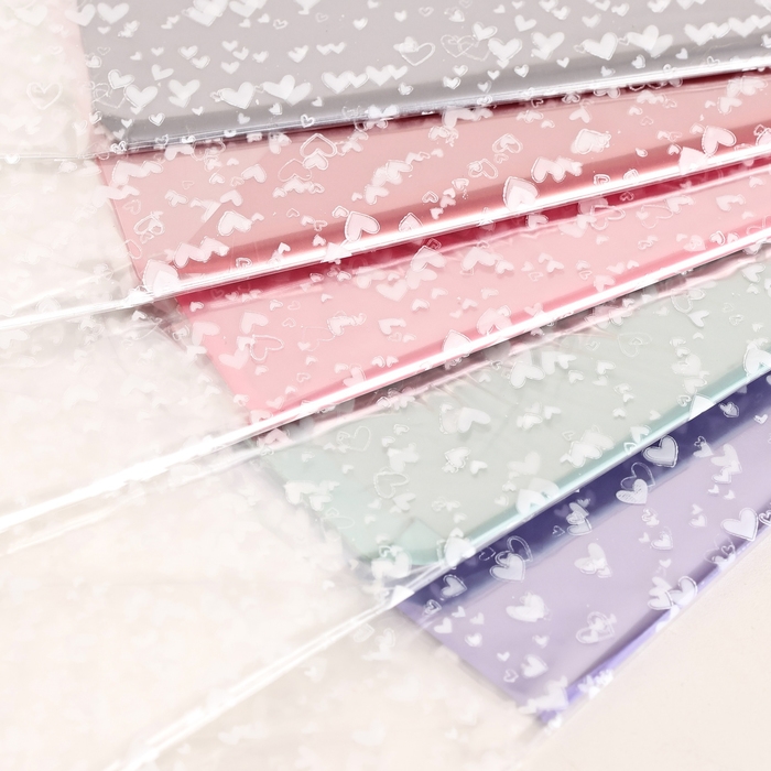 Пакет  Пакет "Подарочный", с жестким дном, МИКС, 14 х 14 х 45 см