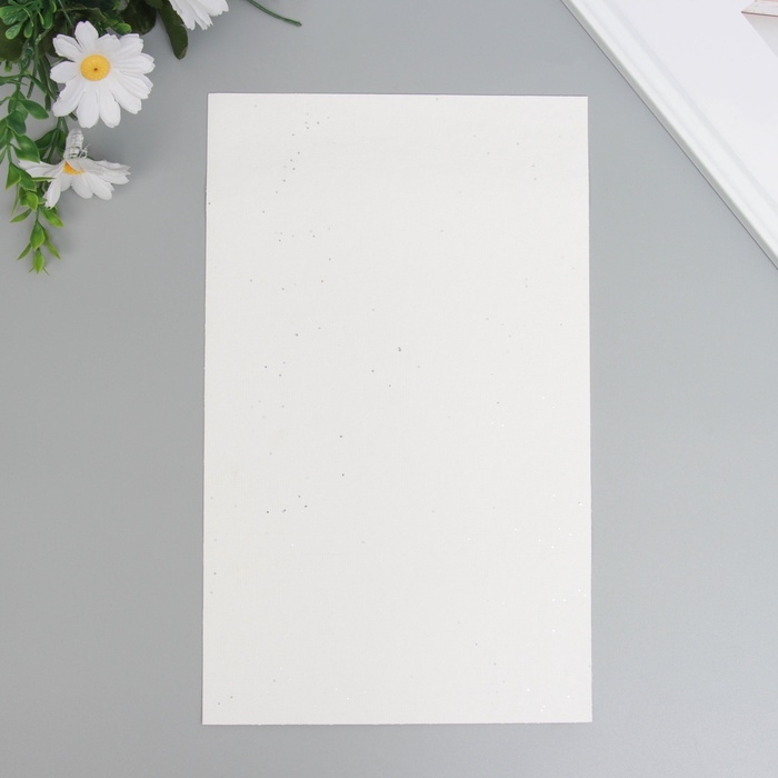 Лист для творчества иск.кожа Лист для творчества иск.кожа "Крупные блёстки" серебро лист 33х20 см толщина 0,84 мм