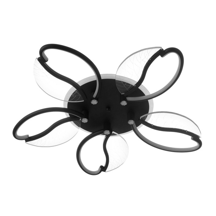 Люстра Люстра "Астрид" 5хLED 110Вт 3000-6000К RGB черный 65х65х8см