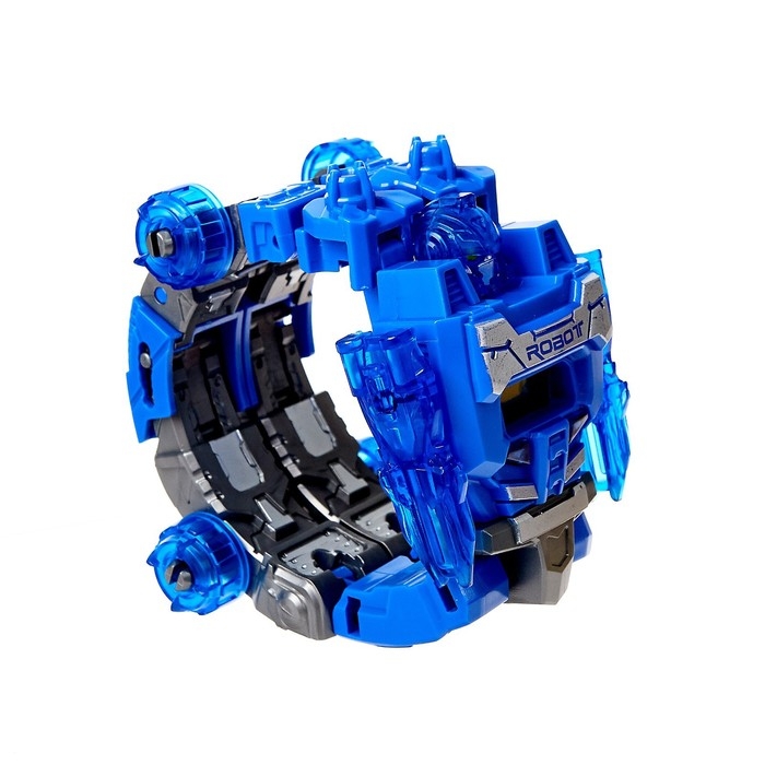 Робот «Часы», трансформируется в робота и машинку, цвет синий