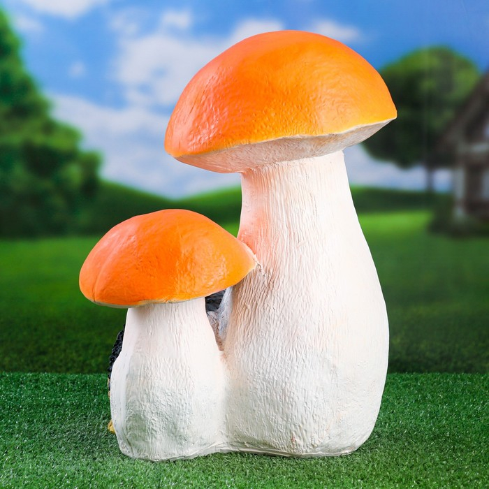 Садовая фигура  Садовая фигура "Еж под грибом" 36х33х44см