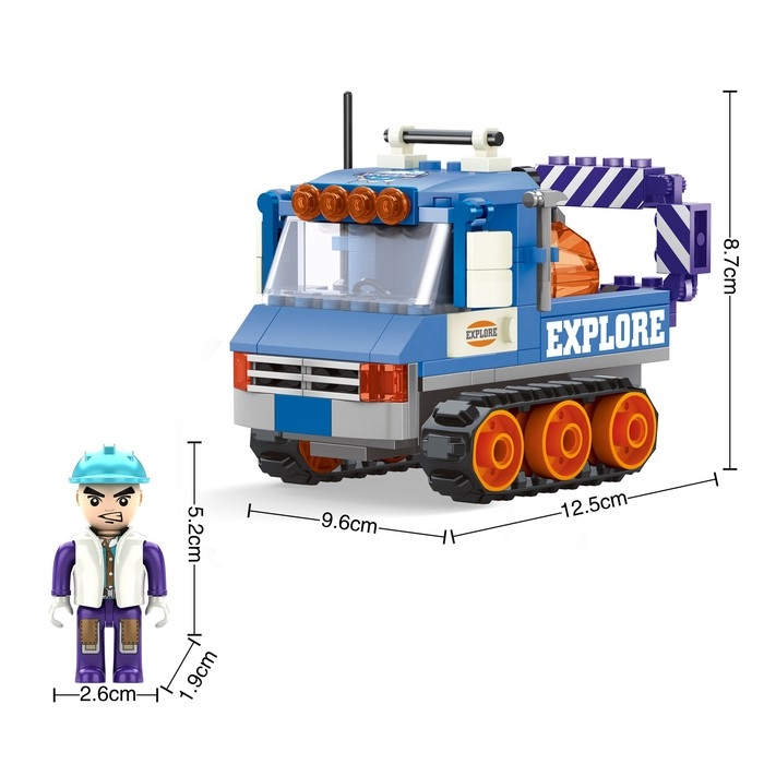 Конструктор «Арктика. Снежные строители», 129 деталей Конструктор «Арктика. Снежные строители», 129 деталей