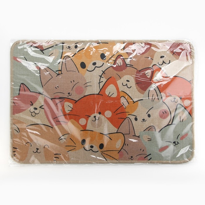 Коврик придверный «Котята», 40 х 60 см Коврик придверный «Котята», 40 х 60 см