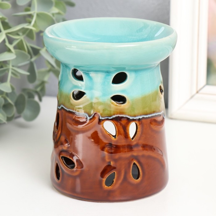 Аромалампа керамика Аромалампа керамика "Стекозы. Градиент" МИКС 10х10х12 см