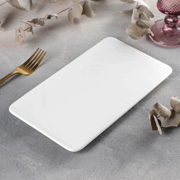 Блюдо фарфоровое Wilmax, 25,5×14,5 см, цвет белый Блюдо фарфоровое Wilmax, 25,5×14,5 см, цвет белый