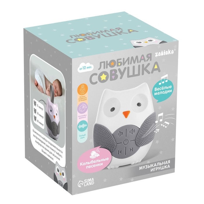 Музыкальная игрушка «Любимая совушка», звук Музыкальная игрушка «Любимая совушка», звук