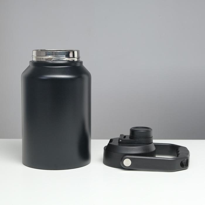 Термос, 2 л, Тропа Термос, 2 л, Тропа "Бидон", сохраняет тепло 48 ч, чёрный