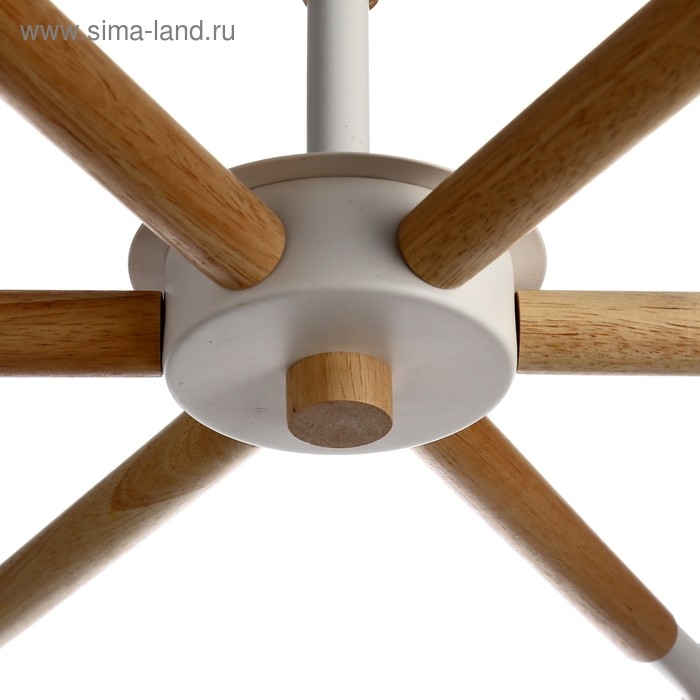 Люстра "Канди" 6x40Вт E27 белый 75х75х64 см BayerLux