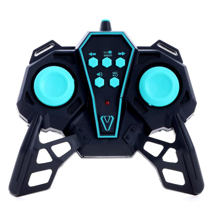 Танк радиоуправляемый Fighter, 4WD, управление жестами, стреляет гелевыми пулями, цвет чёрно-коричневый Танк радиоуправляемый Fighter, 4WD, управление жестами, стреляет гелевыми пулями, цвет чёрно-коричневый