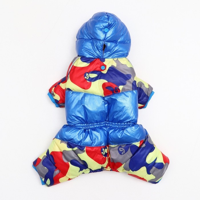 Комбинезон "Волна" с утяжкой, размер 10 (ДС 21 см, ОГ 34 см, ОШ 24 см), синий