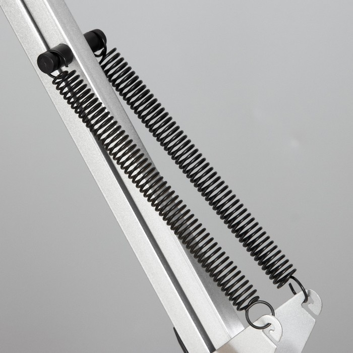 Лампа настольная на шарнире 800 "Крус, серебро" E27 40W RISALUX