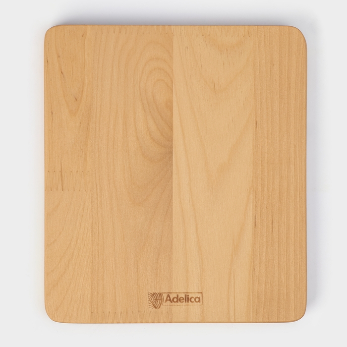 Блюдо для подачи Adelica, 20×18×1,8 см, пропитано маслом, берёза Блюдо для подачи Adelica, 20×18×1,8 см, пропитано маслом, берёза