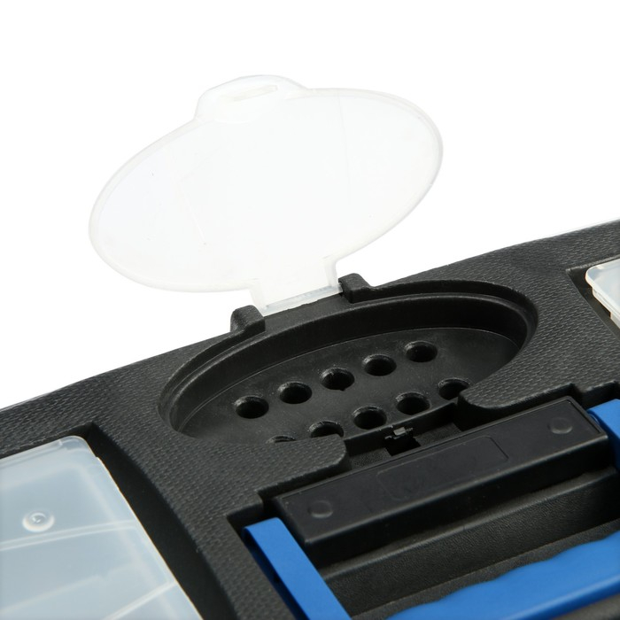 Ящик для инструмента ТУНДРА, 13 Ящик для инструмента ТУНДРА, 13", 320 х 175 х 160 мм, пластиковый, два органайзера