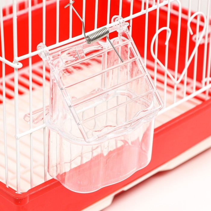 Клетка для птиц укомплектованная Bd-1/2q, 30 х 23 х 39 см, красная Клетка для птиц укомплектованная Bd-1/2q, 30 х 23 х 39 см, красная