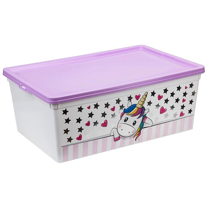Ящик для игрушек «Единорог», 10 л Ящик для игрушек «Единорог», 10 л