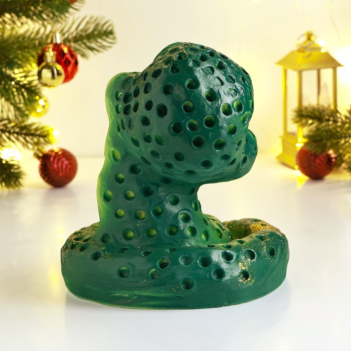 Новый год. Символ 2025. Копилка Новый год. Символ 2025. Копилка "Змея с монетами" 16х15х17см, цветная