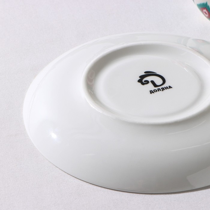 Чайная пара фарфоровая Доляна Askım, 2 предмета: чашка 250 мл, блюдце d=15 см, цвет разноцветный Чайная пара фарфоровая Доляна Askım, 2 предмета: чашка 250 мл, блюдце d=15 см, цвет разноцветный