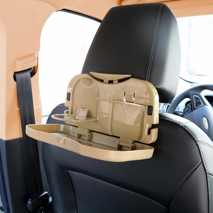 Подставка на подголовник MDC-106, пластиковая, бежевая Подставка на подголовник MDC-106, пластиковая, бежевая