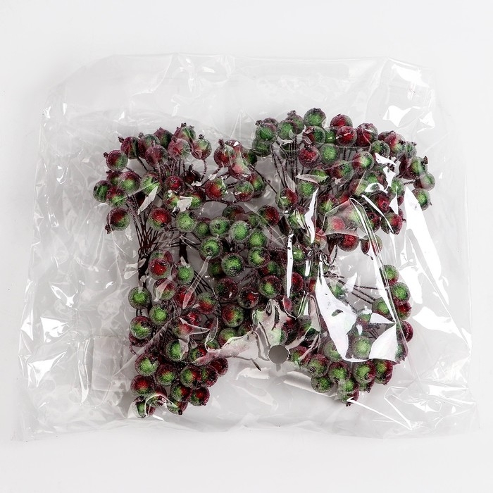 Новый год! Декоративные ягодки, 7 × 6 × 7 см, 40 ягод Новый год! Декоративные ягодки, 7 × 6 × 7 см, 40 ягод