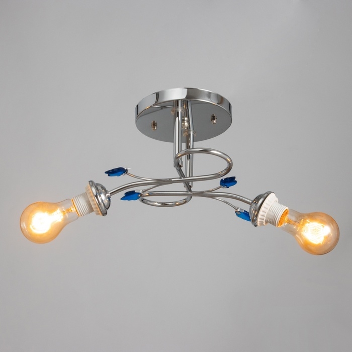 Люстра Люстра "Детта" БП 2х40Вт Е27 Хром МОДЕЛЬ: 2595290