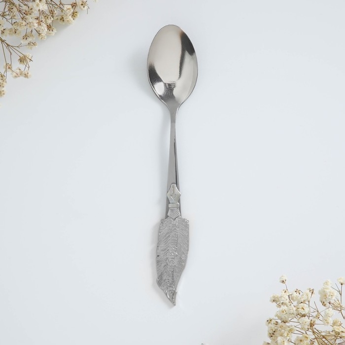 Ложка с фигурной ручкой &laquo;Лучшему учителю&raquo;, 3 х 17 см.