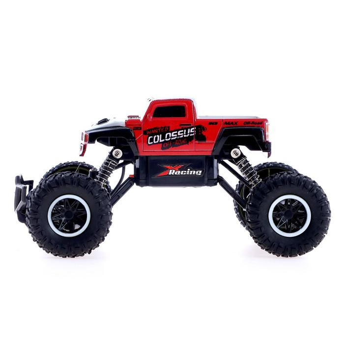 Джип радиоуправляемый «Пикап», работает от аккумулятора, цвет красный Джип радиоуправляемый «Пикап», работает от аккумулятора, цвет красный