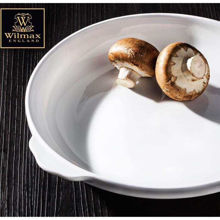 Форма для запекания фарфоровая, 530 мл, d=18 см, цвет белый Форма для запекания фарфоровая, 530 мл, d=18 см, цвет белый