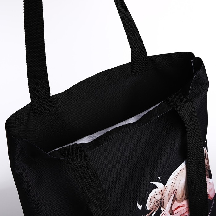 Шопер Аниме, 40х12х38, цвет чёрный Шопер Аниме, 40х12х38, цвет чёрный