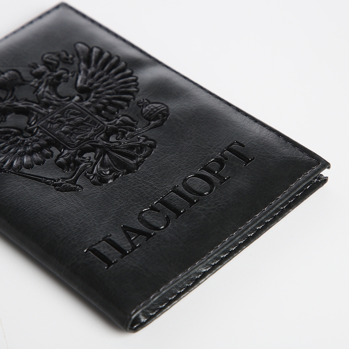 Обложка для паспорта, цвет серый Обложка для паспорта, цвет серый