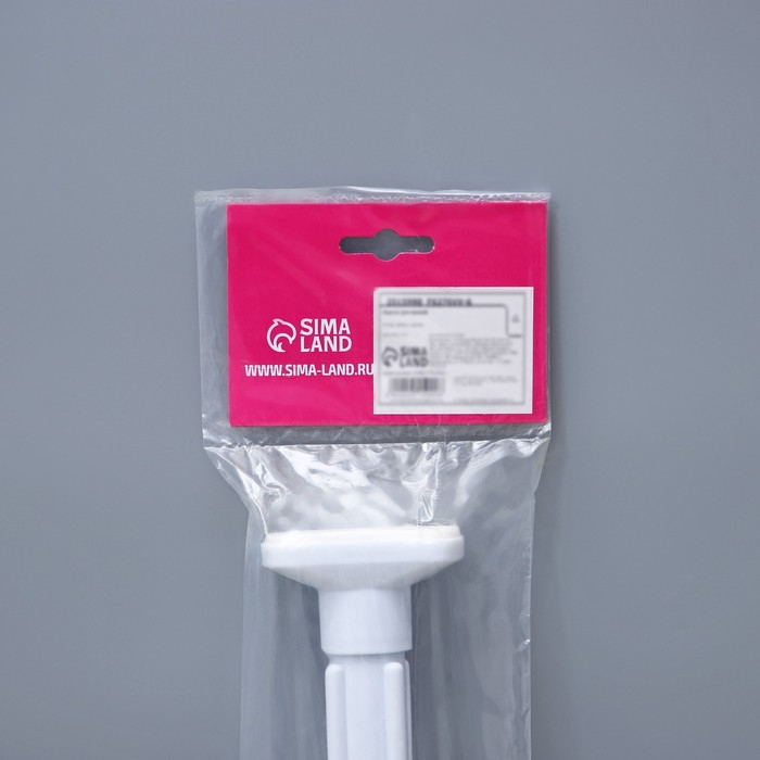 Карниз для ванной Доляна, телескопический,d=3,5 см, 90-160 см, усиленный, цвет серый Карниз для ванной Доляна, телескопический,d=3,5 см, 90-160 см, усиленный, цвет серый