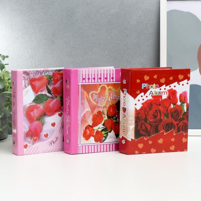 Фотоальбом на 36 фото 10х15 см Фотоальбом на 36 фото 10х15 см "Цветочный магазинчик" МИКС 16,5х12х2 см