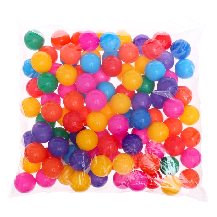 Шарики для сухого бассейна, 100 штук, диаметр — 5 см Шарики для сухого бассейна, 100 штук, диаметр — 5 см