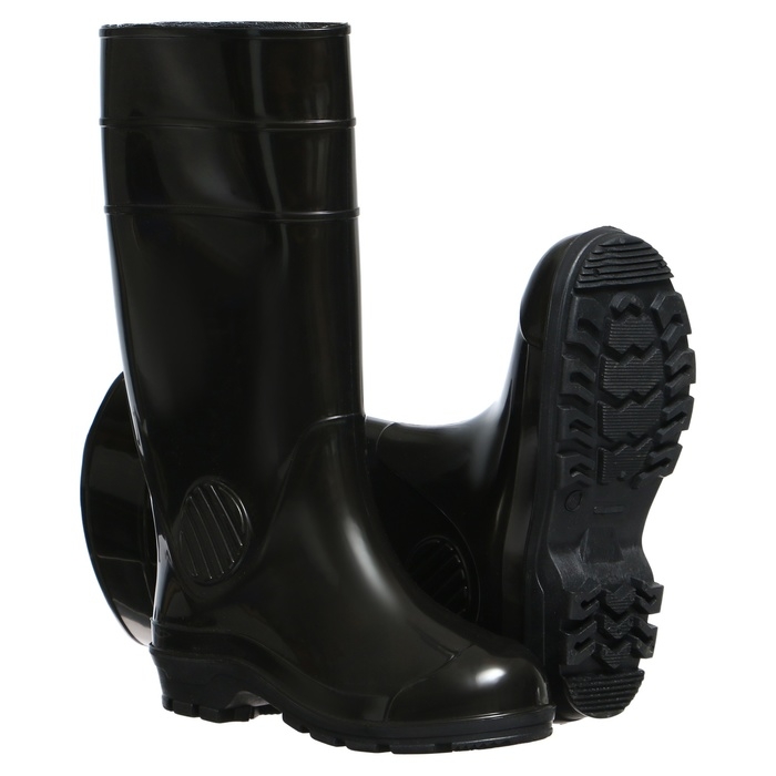 Сапоги мужские С-25, ПВХ, черные, размер 41 Сапоги мужские С-25, ПВХ, черные, размер 41