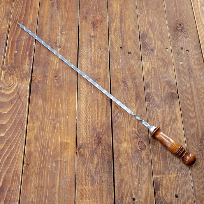 Набор шампуров  Набор шампуров "Ташкент" в чехле, 6 шт, рабочая часть - 50см, зеленый