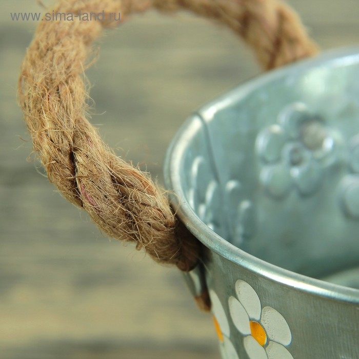 Кашпо  Кашпо "Ведерко Фрейя" 11,5х11,5х10,5см