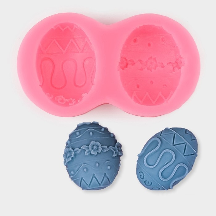 Молд «Пасхальное яйцо», силикон, 10,4×5,5 см, цвет МИКС Молд «Пасхальное яйцо», силикон, 10,4×5,5 см, цвет МИКС