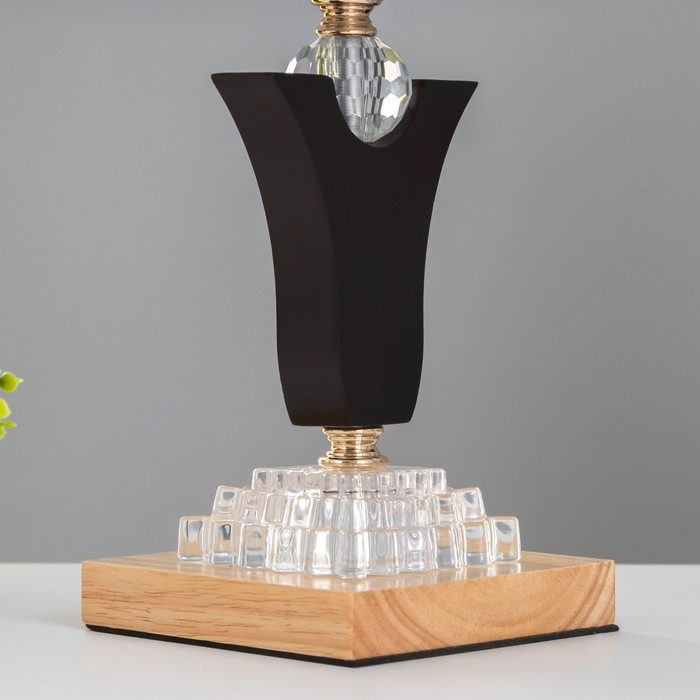 Настольная лампа Настольная лампа "Хела" Е27 40Вт черный23х23х40 см RISALUX