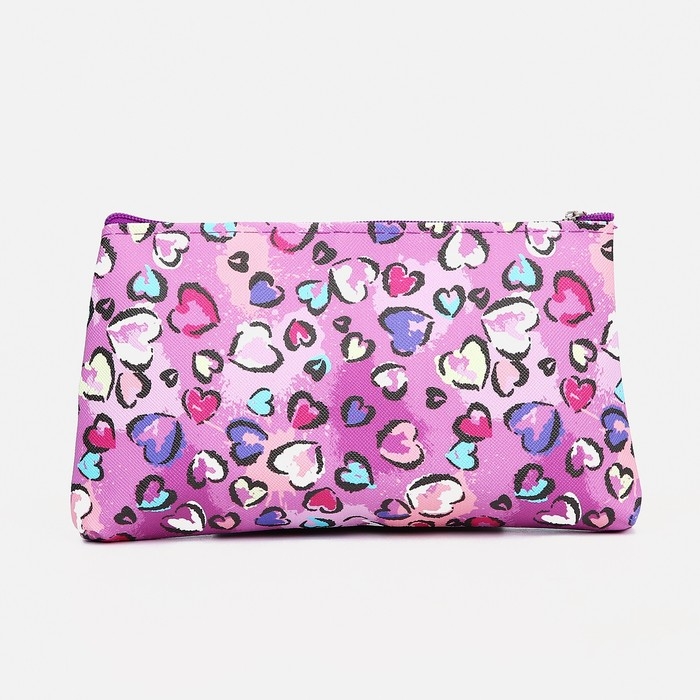 Косметичка на молнии, цвет розовый Косметичка на молнии, цвет розовый