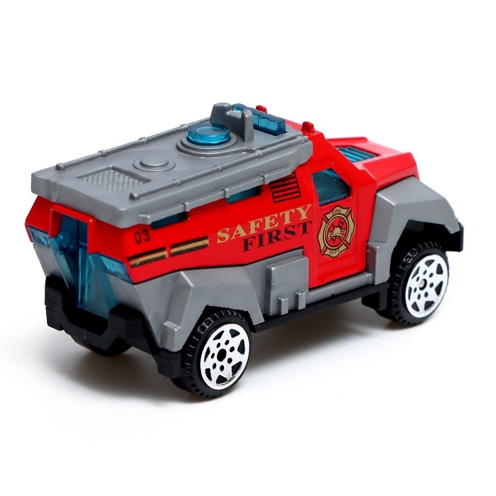 Набор металлических машин «Пожарная служба», 3 штуки Набор металлических машин «Пожарная служба», 3 штуки